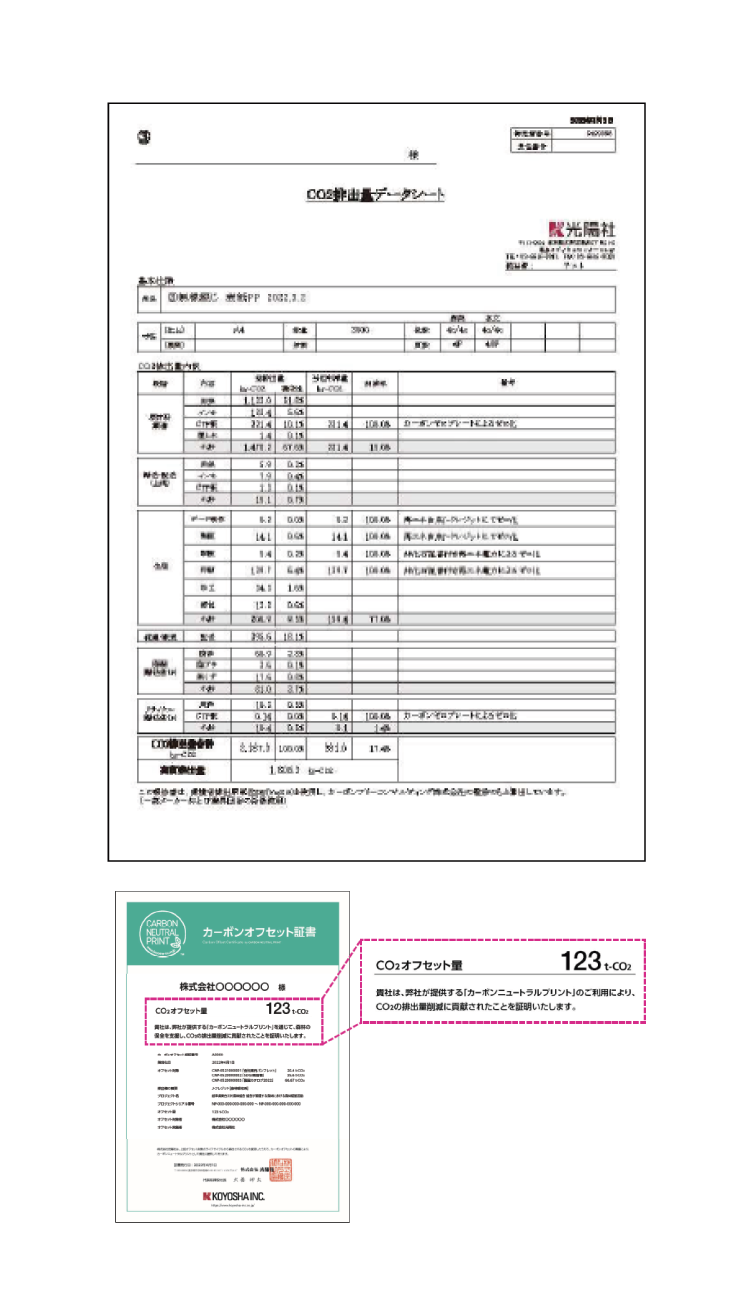 証書見本